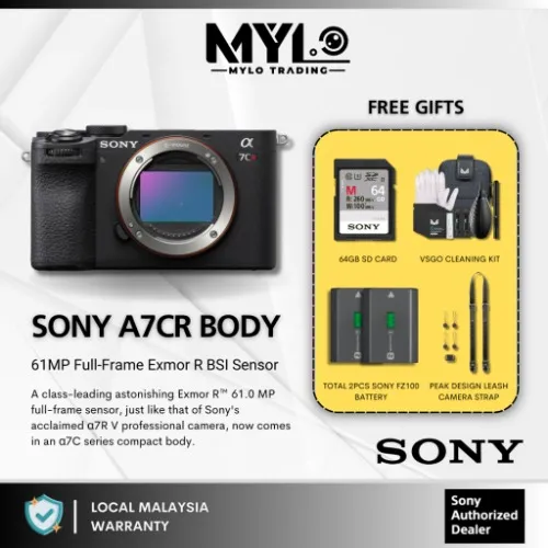 Sony Alpha A7CR Full-Frame Interchangeable Lens Hybrid Camera