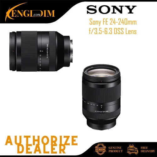 Sony FE 24-240mm f/3.5-6.3 OSS Lens With Hoya UV Filter
