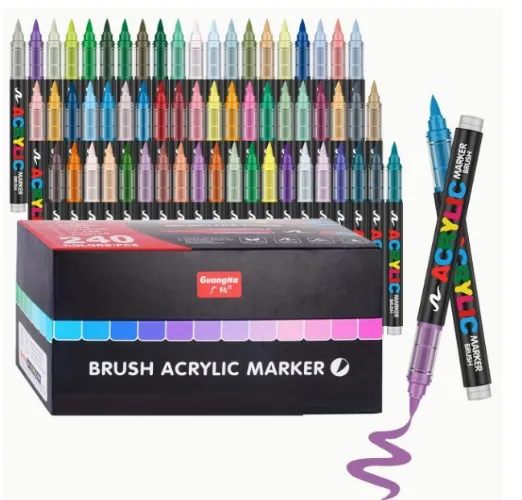 markery akrylowe 240 kolorów