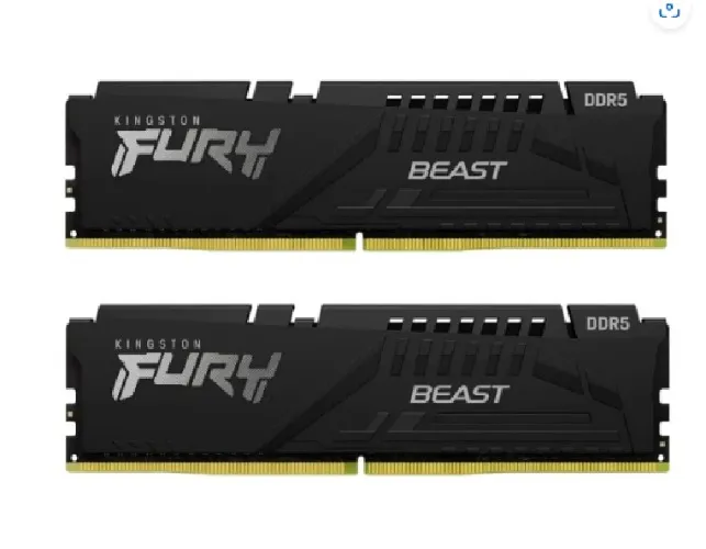 Pamięć Ram Kingston FURY 64GB (2x32GB) 5600MHz CL36 Beast Black EXPO