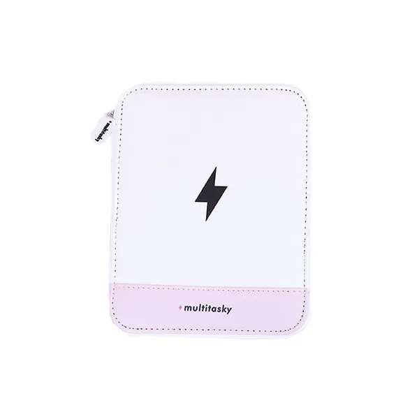 Travel Cord Organizer Pouch - Cream White