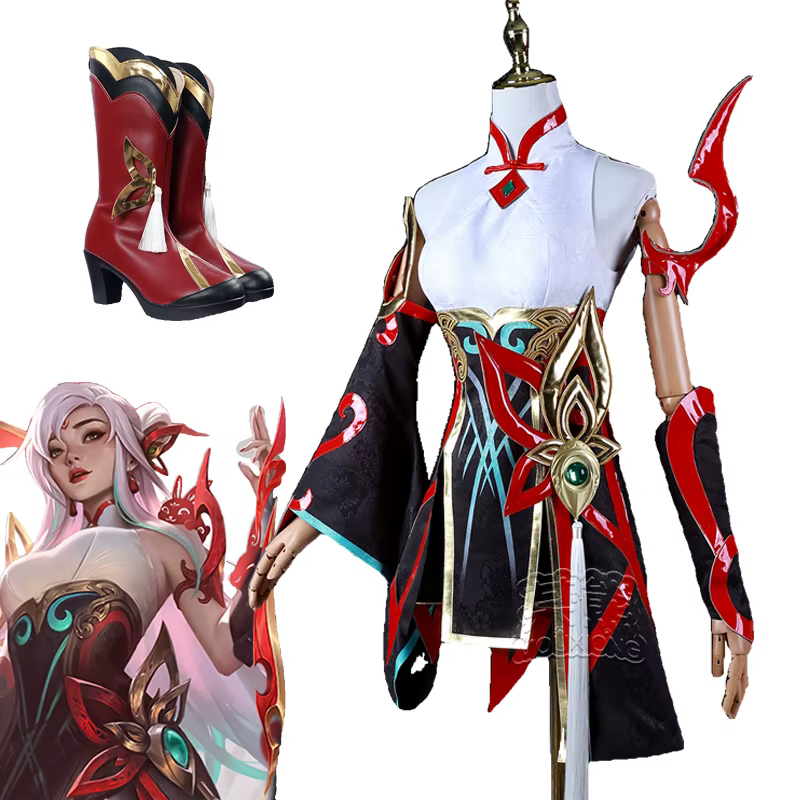 Lol mythmaker irelia cosplay traje peruca jogo lol irelia vestido feminino campeão roupa de halloween role play sapatos prop - AliExpress 200000532