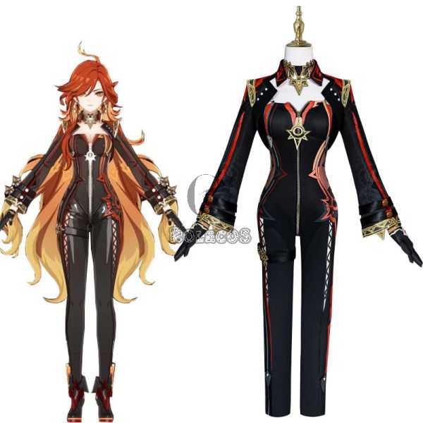 Genshin Impact Mavuika Cosplay Costume Halloween Costume — Standard Edition