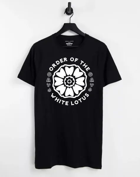 Order Of The White Lotus Adult/Unisex Black T-Shirt