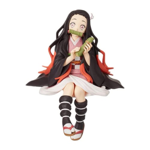 Anime Kamado Nezuko Figure, Cartoon Anime Kimetsu No Yaiba PVC Doll Model Figure Toys Ornaments for Fans Collection Gifts
