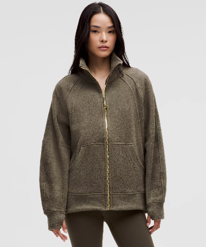 Scuba Tumbled Fleece Funnel-Neck Full Zip