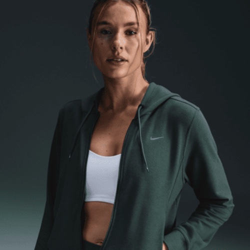 Nike Dri-FIT One Women's Full-Zip French Terry Hoodie