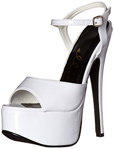 Ellie Shoes Women's 652-JULIET Dress Sandal - 8 - White