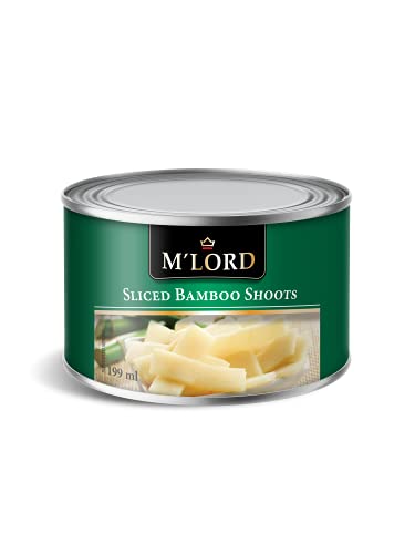 M'Lord Bamboo Shoots, Sliced, Perfect for Stir Fries & Salads, 199 Gram