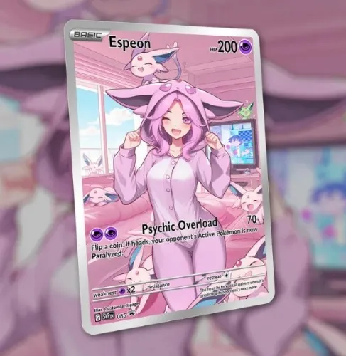 Espeon Trainer Card