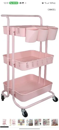 Hair Organizing Cart