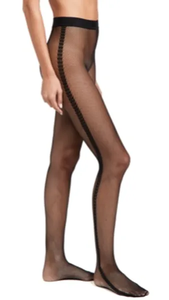 Wolford Damen Erin Tights, Frauen Netzstrumpfhose,
