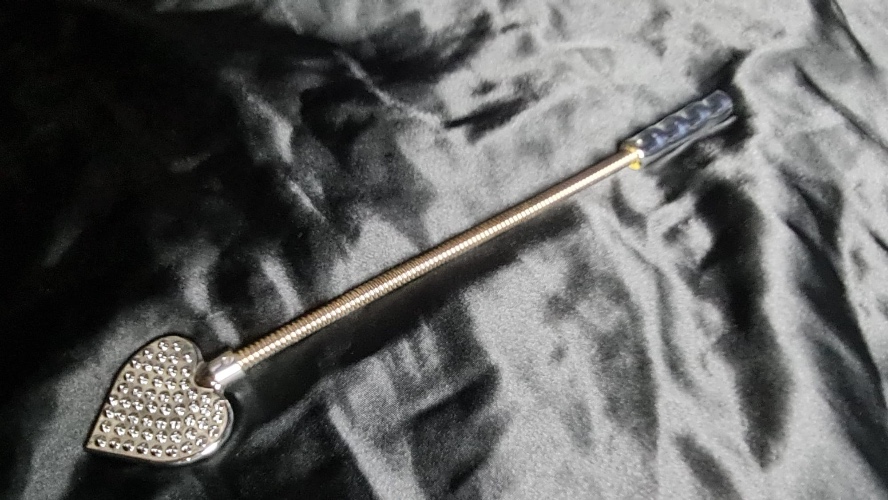 BDSM Spiked Heart Impact Toy Stainless Steel Conductive