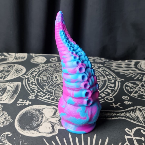 BDSM Fantasy Tentacle Monster Dildo - Blue and pink