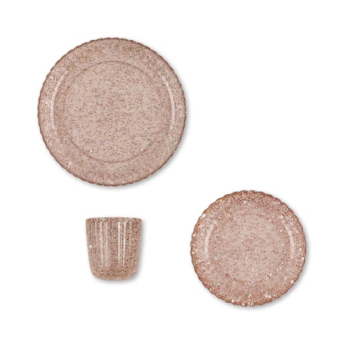 KONGES SLOJD GLITTER DINNER SET: SPARKLING BLUSH | Default Title