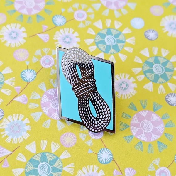 CunningLinguistCo Rope Bondage Enamel Pin