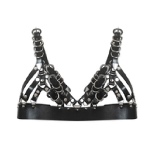 Sui Bra ( Black + Silver )