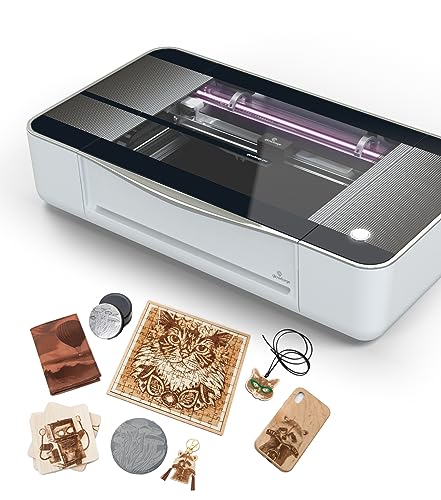 Glowforge Pro Laser Cutter and Engraver Machine with 45W CO2 Laser - Ultimate Power Laser Engraver with Cooling for Fast Laser Engraving on Wood, Leather, Metal, and Stone - Pro - 45W