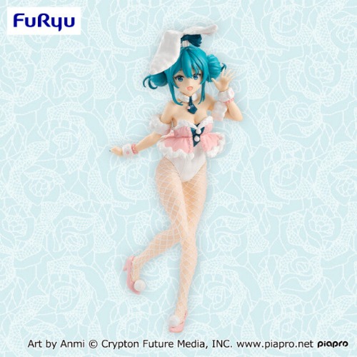 Piapro Characters - Hatsune Miku - BiCute Bunnies - White Bunny Baby Pink Ver. (FuRyu) - Pre Owned
