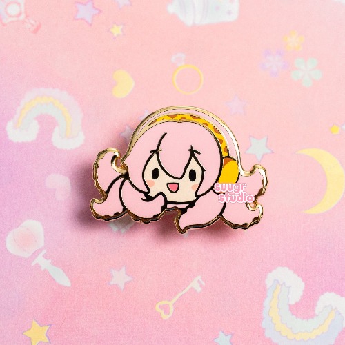 Virtual Vocalist Luka Tako Hard Enamel Pin, Gift - [A Grade] / Locking Clasp
