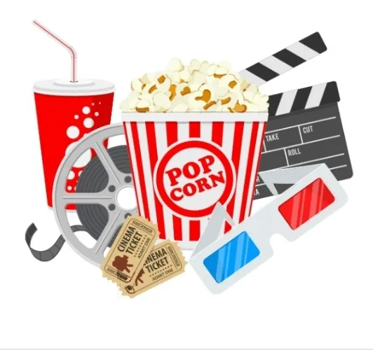 🍿 Movie tickets & Popcorn!! 