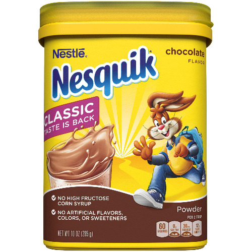 NESQUIK Chocolate Cocoa Powder, 9.3 Oz. Tub | Chocolate Milk Powder - Chocolate 9.3 Ounce (Pack of 1)