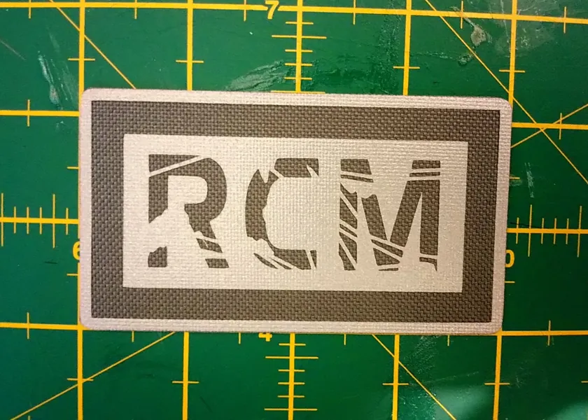 Disco Elysium - Revachol Citizens Militia RCM Reflective Patch (Clean Version)