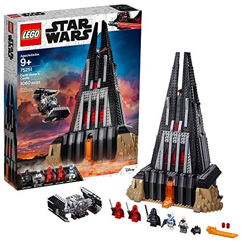 LEGO Star Wars Darth Vader's Castle 75251 Building Kit includes TIE Fighter, Darth Vader Minifigures, Bacta Tank and More (1,060 Pieces) - (Amazon Exclusive) - Multicolor