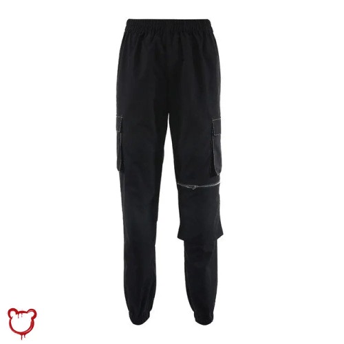 Grunge Harem Pants - black / L