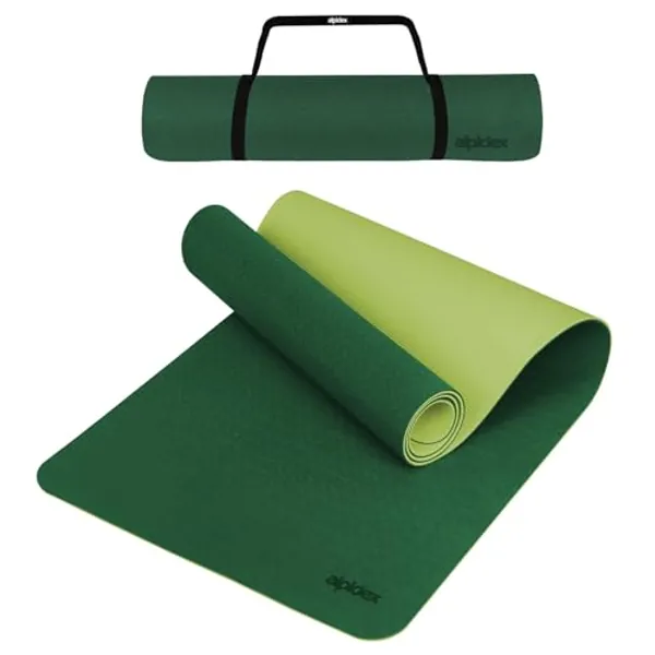 ALPIDEX Yogamatte Rutschfest 190 x 61 x 0.6 cm | 190 x 90 x 0.6 cm Phthalatfreie Fitness TPE Matte Gymnastik Turnen Pilates Sport Yoga Trainingsmatte Isomatte