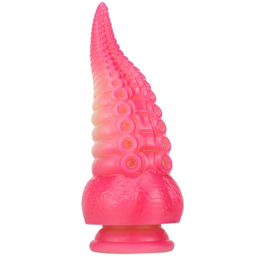 Bumpy Silicone Tentacle Ride - Pink & Peach