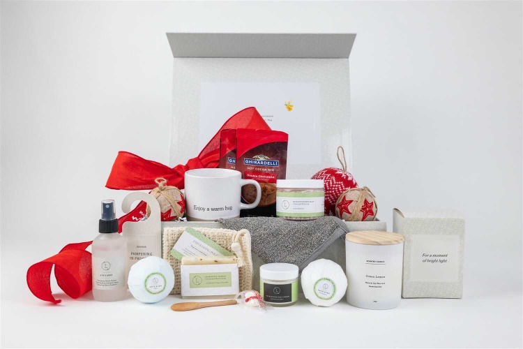Christmas Gift Basket, Christmas Gift Set Box - Yes
