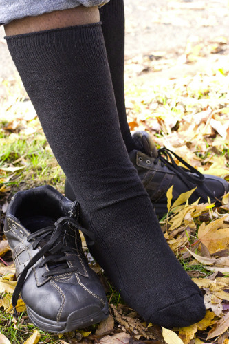 Old School Military Bootsocks | Black / Extra Large