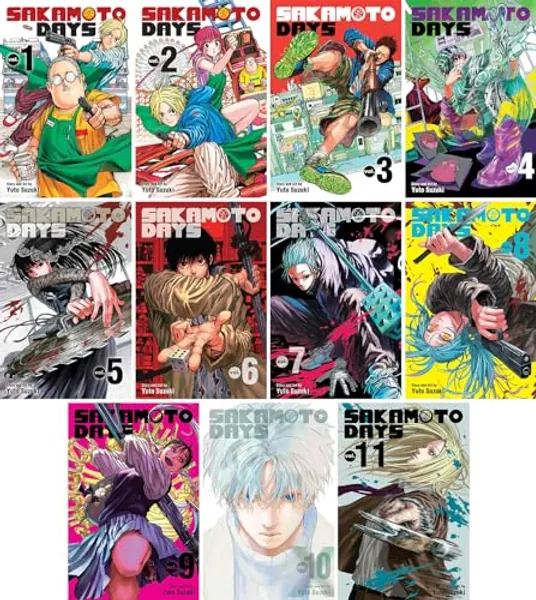 Sakamoto Days Manga 8-book Set Vol.1-10 by Yuto Suzuki