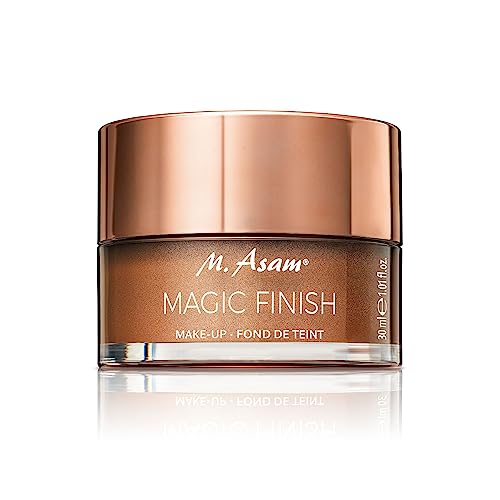 M. Asam Magic Finish Make Up Mousse (30ml), 4-in-1 Primer, Make up, Puder & Concealer, natürliche & leichte Foundation für jeden Hauttyp, vegane Schminke - Für helle bis mittlere Haut