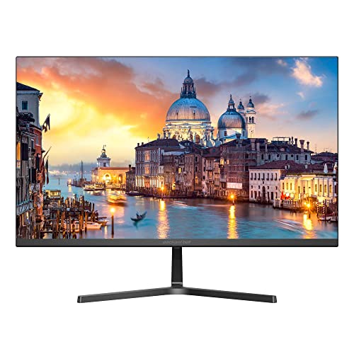 Packard Bell 24 Inch Monitor FHD 1920 x 1080 Computer Monitor, 75 Hertz, 5 Milliseconds, Ultrawide Monitor, VESA Mount, Tilt Adjustment, VGA and HDMI Monitor, Basic Monitor and Gaming Monitor - 1 Pack