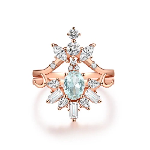 Victoria Ring Set - Mint 