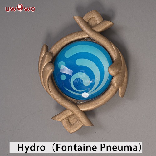Uwowo Game Genshin Impact Visions Mondstadt/Liyue/Inazuma/Sumeru "Eye of God" Led Cosplay Props - L / 【Pre-sale】Fontanie(Pneuma) / Hydro