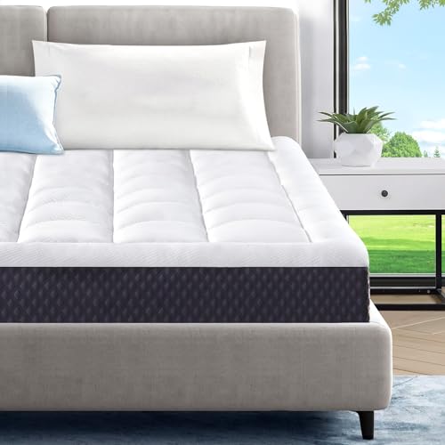 ONENICE 5 Inch Full Size Mattress in a Box, Cooling Gel Memory Foam Plus Pillowtop Mattress, Ergonomically Designed, CertiPUR-US Certified, Fiberglass-Free, Pressure Relie - 5 INCH - Full