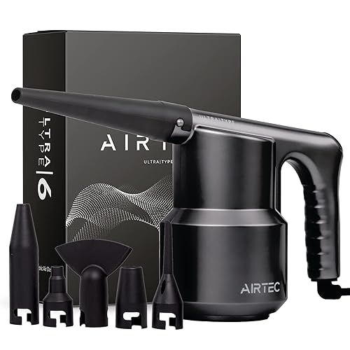IT Dusters AirTec Ultra Electric Air Duster Blower for PC, Laptop, Console, Electronics and Home Cleaning, Environmental Alternative to Spray air can Duster Keyboard Cleaner (Type 6) - Type 6