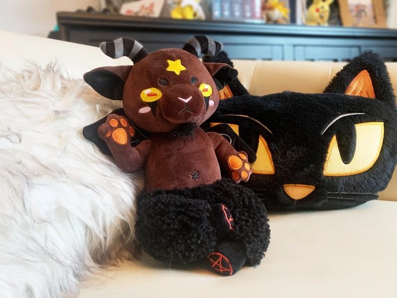 Baphomet Plush, Baphomet Demon Plush, Cute Baphomet, Demon Plush, Demon Plushie, Demon Stuffed Animal, Angels and Demons Plush