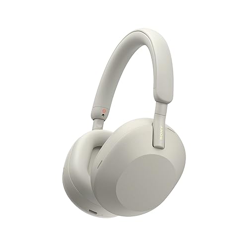 Sony WH-1000XM5 The Best Wireless Noise Canceling Headphones, Auto NC Optimizer, 30-Hour Battery, Alexa Voice Control, Silver - Silver - One Size - Headphones