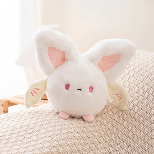 20cm Halloween Kawaii Bat Plushie in Black or White - White bat / about 17-20cm