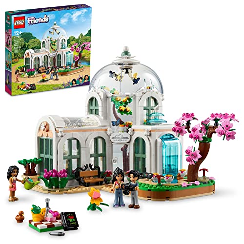 LEGO Friends Botanical Garden Building Toy Set, A Creative Project for Ages 12+, Build and Display a Detailed Greenhouse Scene, A Gift for Kids and Teens Who Love Flowers and Plants, 41757 - Standard Packaging