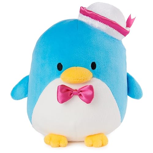 GUND Sanrio Tuxedo Sam Plush, Penguin Stuffed Animal for Ages 1 and Up, Blue, 6” - Tuxedo Sam 6"