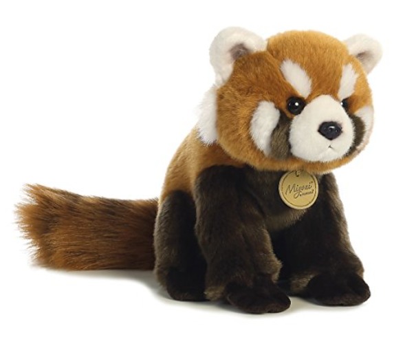 Aurora® Adorable Miyoni® Red Panda Stuffed Animal - Lifelike Detail - Cherished Companionship - Brown 9 Inches