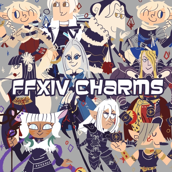FFXIV Acrylic Character Charms