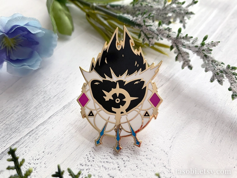 FFXIV Black Mage LB3 Enamel Pin