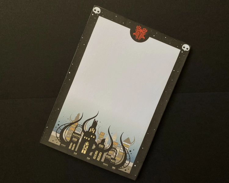 Amaurot FFXIV Ascian Notepad Memo pad Handmade