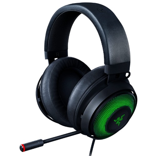 Razer Kraken Ultimate Rgb Usb Gaming Headset: Thx 7.1 Spatial Surround Sound - Chroma Rgb Lighting - Retractable Active Noise Cancelling Mic - Aluminum and Steel Frame - for Pc and Mac - Classic Black
